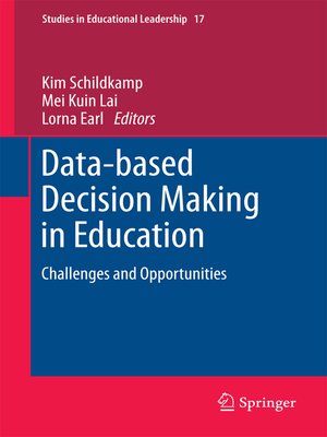 cover image of Data-based Decision Making in Education